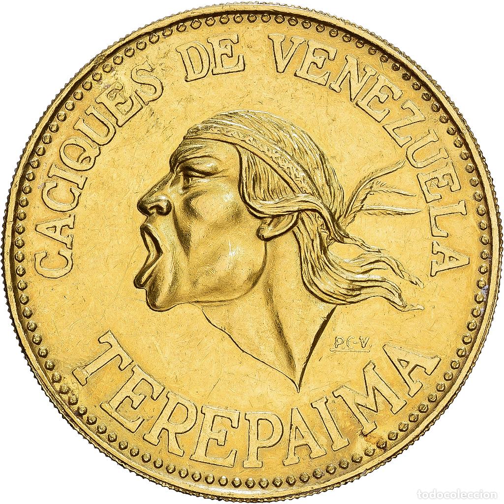 Medallas tem&aacute;ticas: [#1546480] Venezuela, medalla, Terepaima, 1955-1960, Oro, MBC+