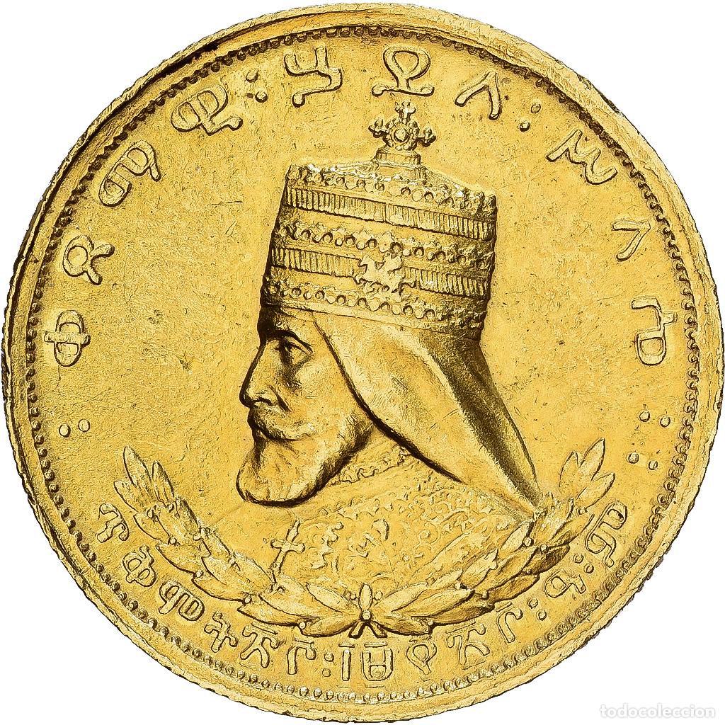 Medallas tem&aacute;ticas: [#1546497] Etiop&iacute;a, medalla, Haile Selassie I, 1923, Oro, MBC+
