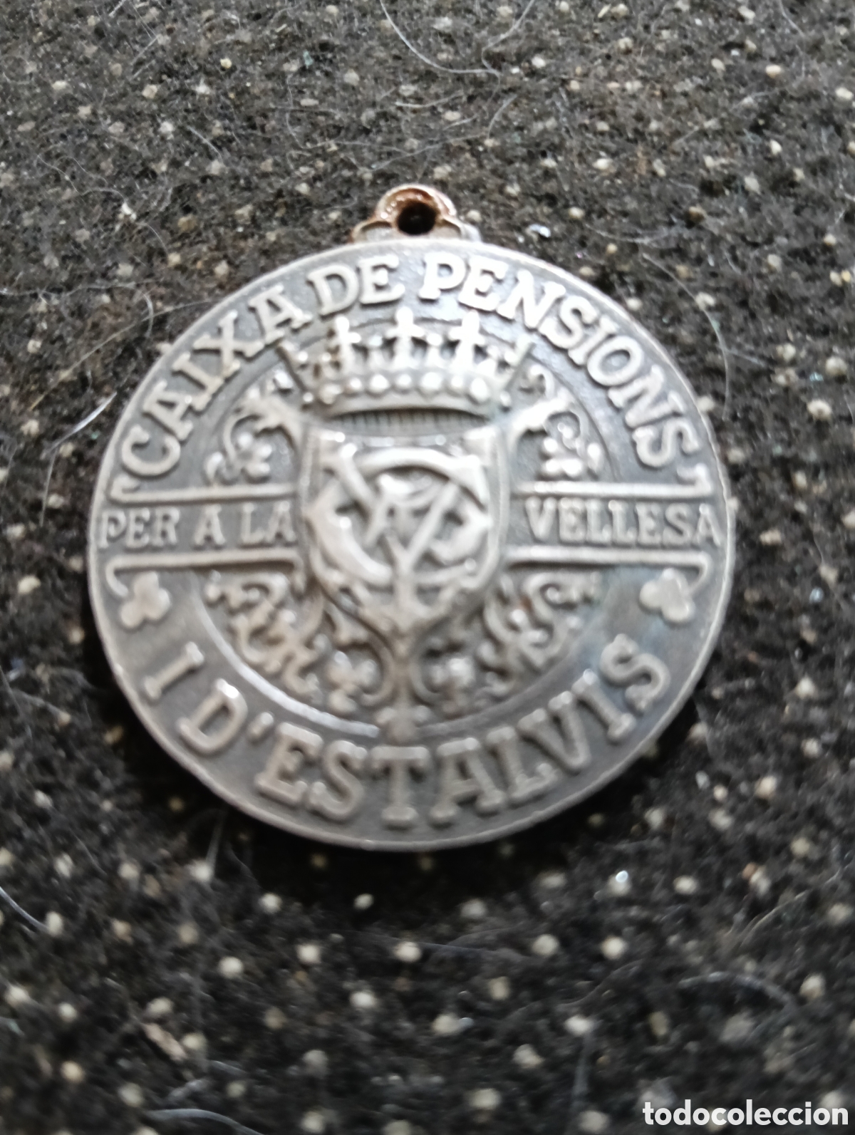 Medallas tem&aacute;ticas: Medalla per la Vellesa de Caixa de Pensions i d'Estalvis. A&ntilde;os 70 aprox.