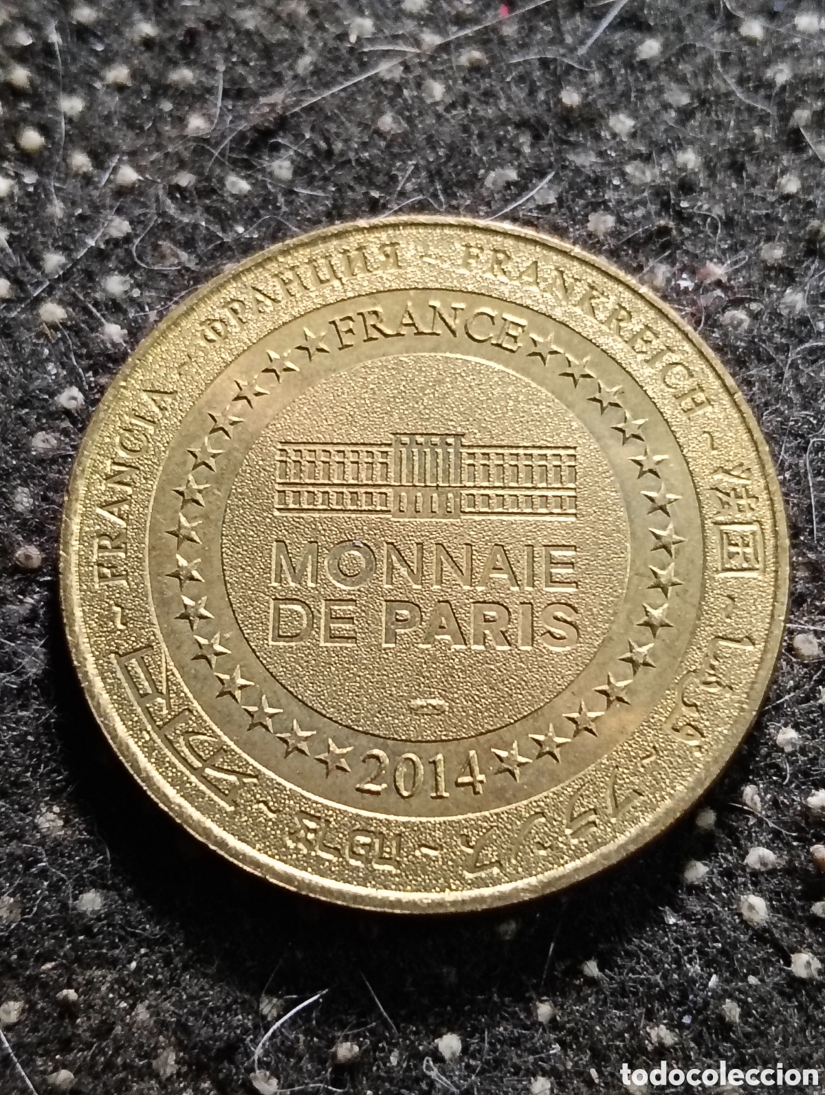 Medallas tem&aacute;ticas: Moneda de Par&iacute;s 2014 castillo de MORBIHAN Francia - Foto 2