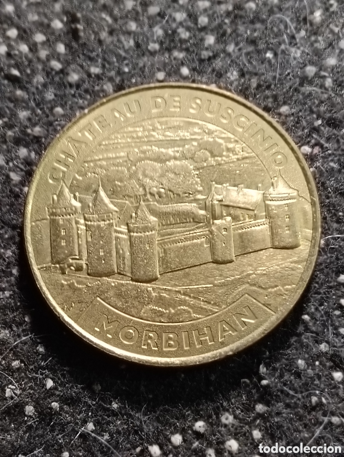 Medallas tem&aacute;ticas: Moneda de Par&iacute;s 2014 castillo de MORBIHAN Francia - Foto 2