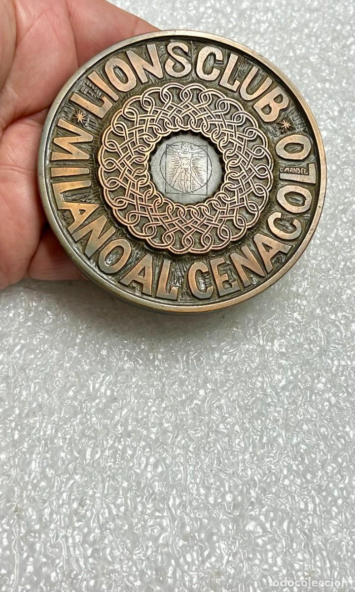 Medallas tem&aacute;ticas: 4266.Medalla conmemorativa de bronce, acu&ntilde;ada por LIONS CLUB MILANO AL CENACOLO (Mil&aacute;n)