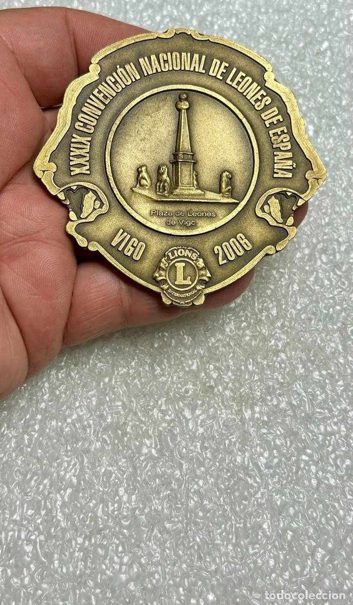 Medallas tem&aacute;ticas: 4269.Medalla conmemorativa de la XLIX Convenci&oacute;n Nacional de Leones de Espa&ntilde;a Vigo en 2006