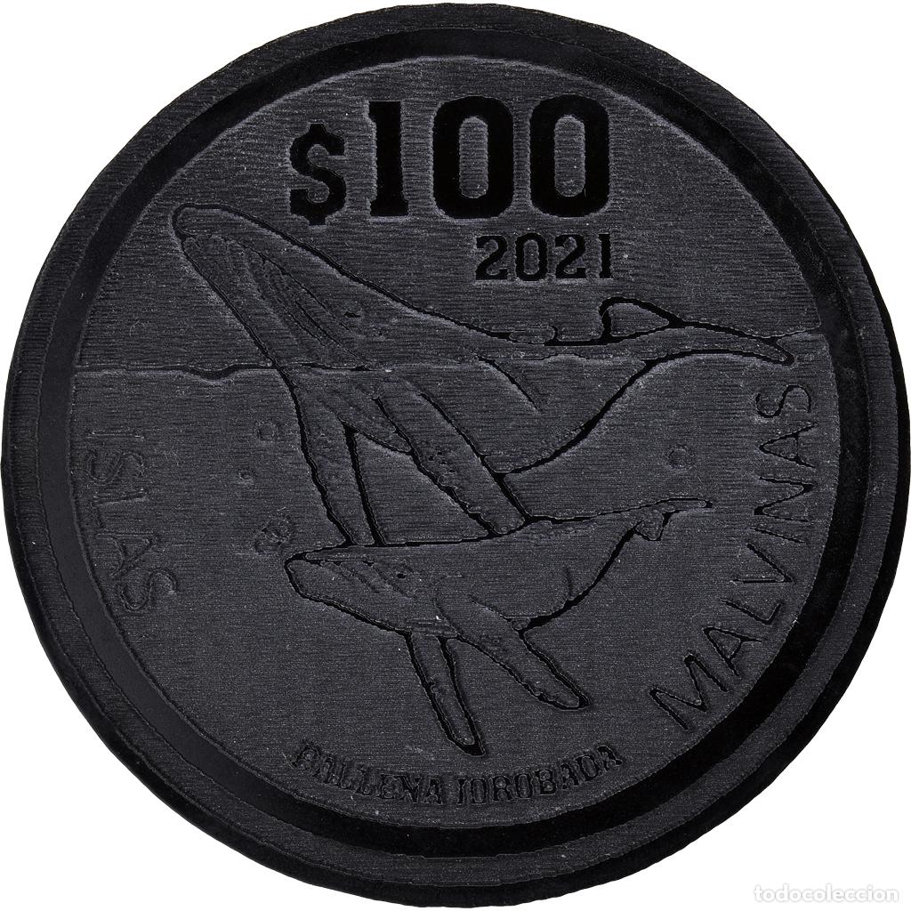 Medallas tem&aacute;ticas: [#1039766] Islas Malvinas, 100 Dollars, 2021, &Icirc;les Malouines.Monnaie de