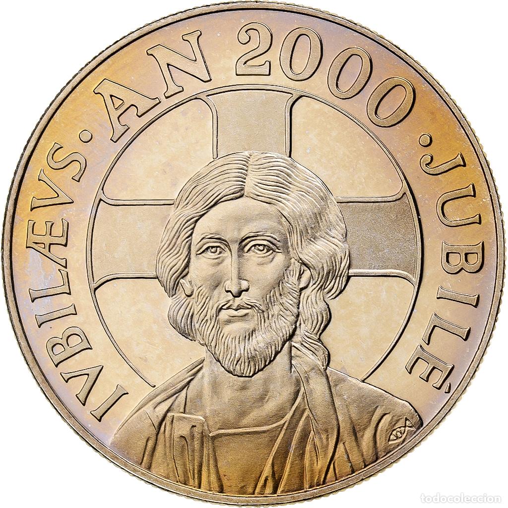 Medallas tem&aacute;ticas: [#1503322] Vaticano, medalla, Jubil&eacute; pour l&rsquo;Ann&eacute;e Sainte, 2000, Cobre - n&iacute;quel dorado
