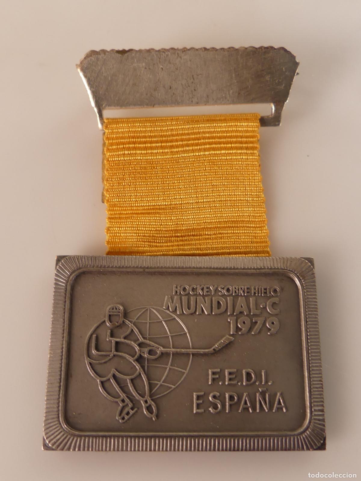 Medallas tem&aacute;ticas: MEDALLA - MUNDIAL-C HOCKEY SOBRE HIELO ESPA&Ntilde;A 1979