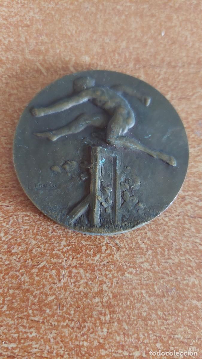 Medallas tem&aacute;ticas: Antigua medalla Salto de valla 1948