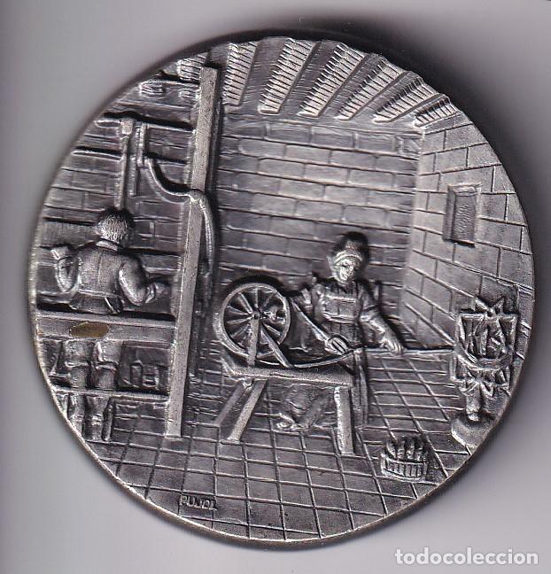 Thematische Medaillen: MEDALLA DE EXPOMATEX FERIA INTERNACIONAL TEXTIL DEL A&Ntilde;O 1977 DE 5cm DE DIAMETRO
