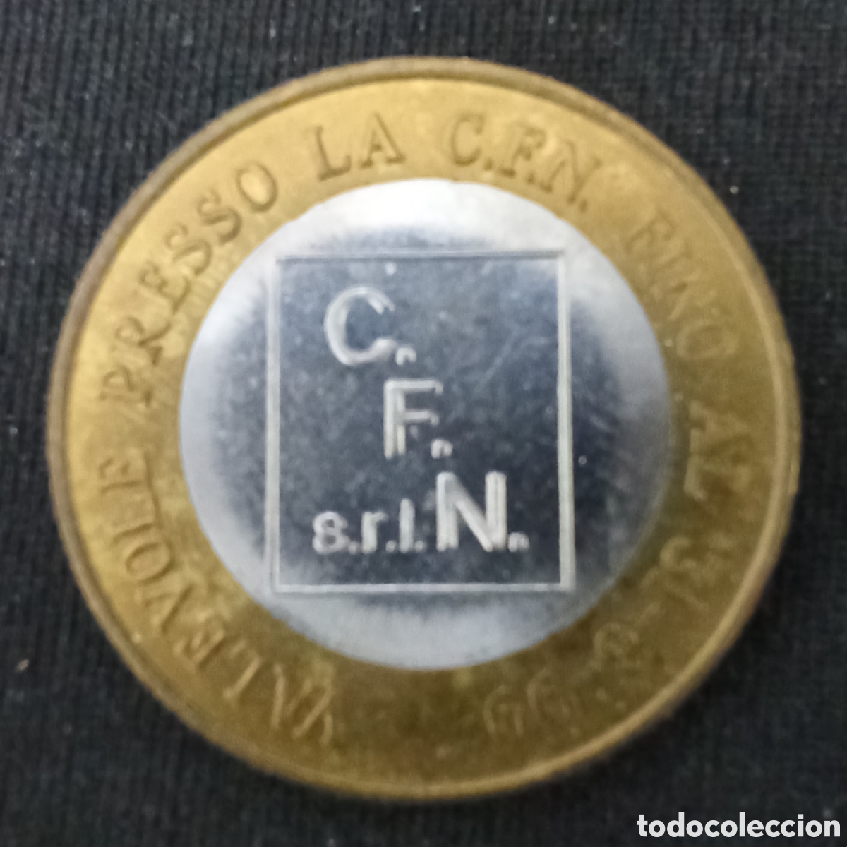 Medallas tem&aacute;ticas: token con la inscripci&oacute;n &rdquo;Ecco lEuro&rdquo; - Foto 2