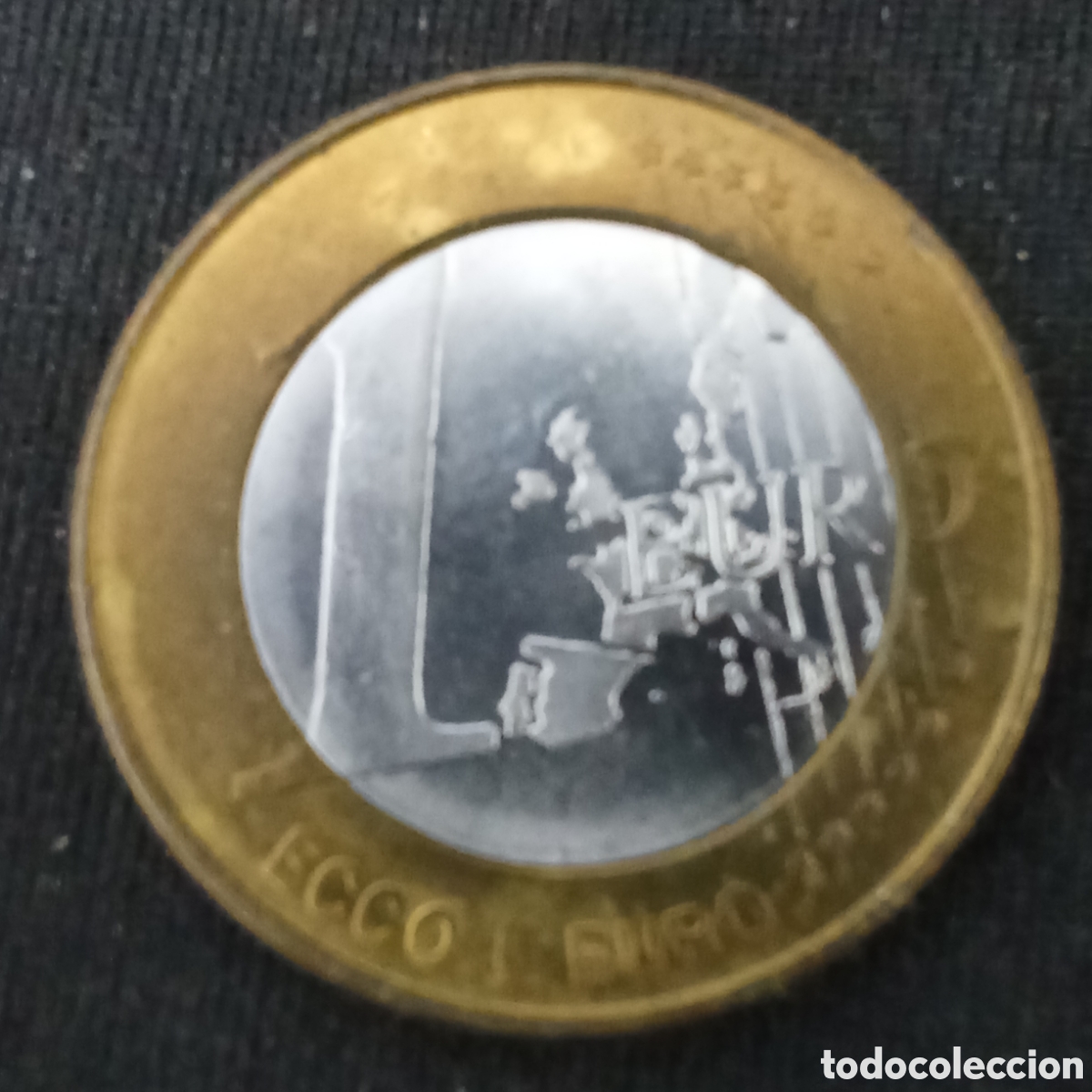 Thematic medals: token con la inscripci&oacute;n &rdquo;Ecco l'Euro&rdquo;