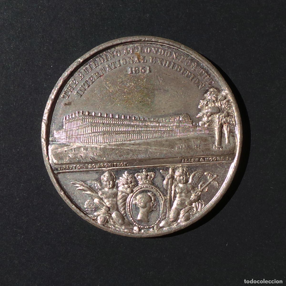 Thematic medals: GRAN EXPOSICI&Oacute;N DE LAS OBRAS DE LA INDUSTRIA DE TODAS LAS NACIONES.1851. PESO 13,9 G DI&Aacute;METRO 39 MM