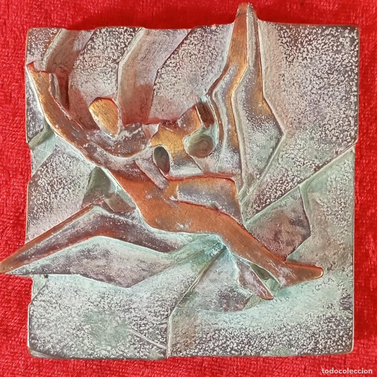 Medallas tem&aacute;ticas: MEDALLA ANTIGUA EN BRONCE - GRAN MELI&Aacute; - 7,5 CM