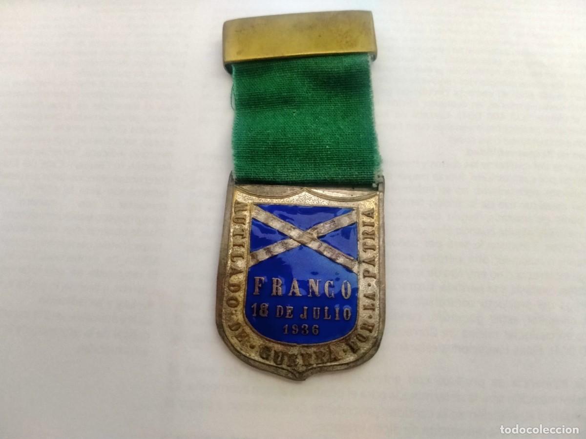 Medallas tem&aacute;ticas: medalla de mutilados de guerra
