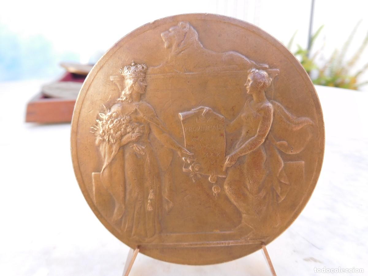 Medallas tem&aacute;ticas: Medalla de bronce. Aniversario B&eacute;lgica 1836 1936. Bonnetain