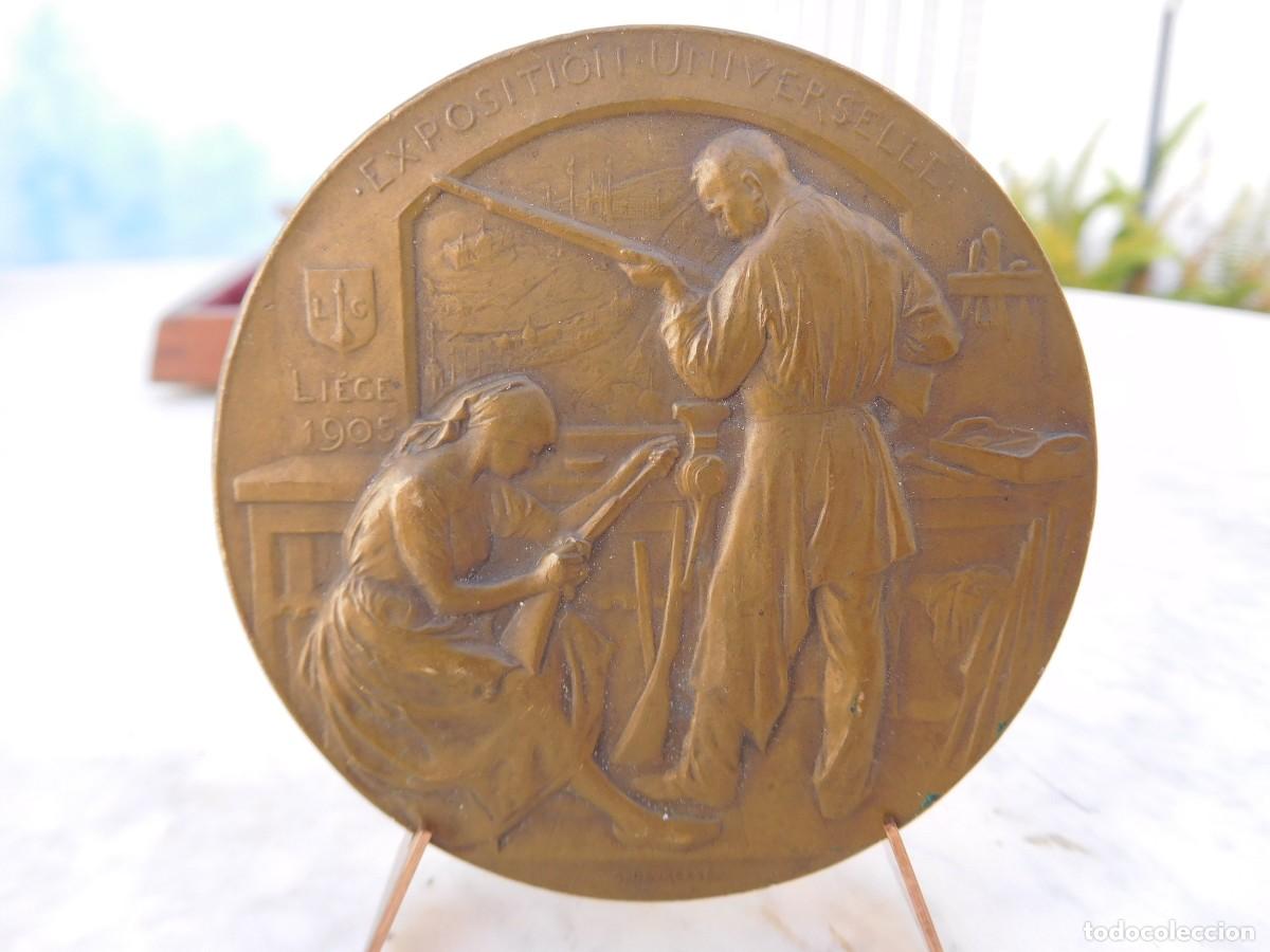 Medallas tem&aacute;ticas: Medalla de bronce. Exposition universelle Liege 1905. G. Devreese