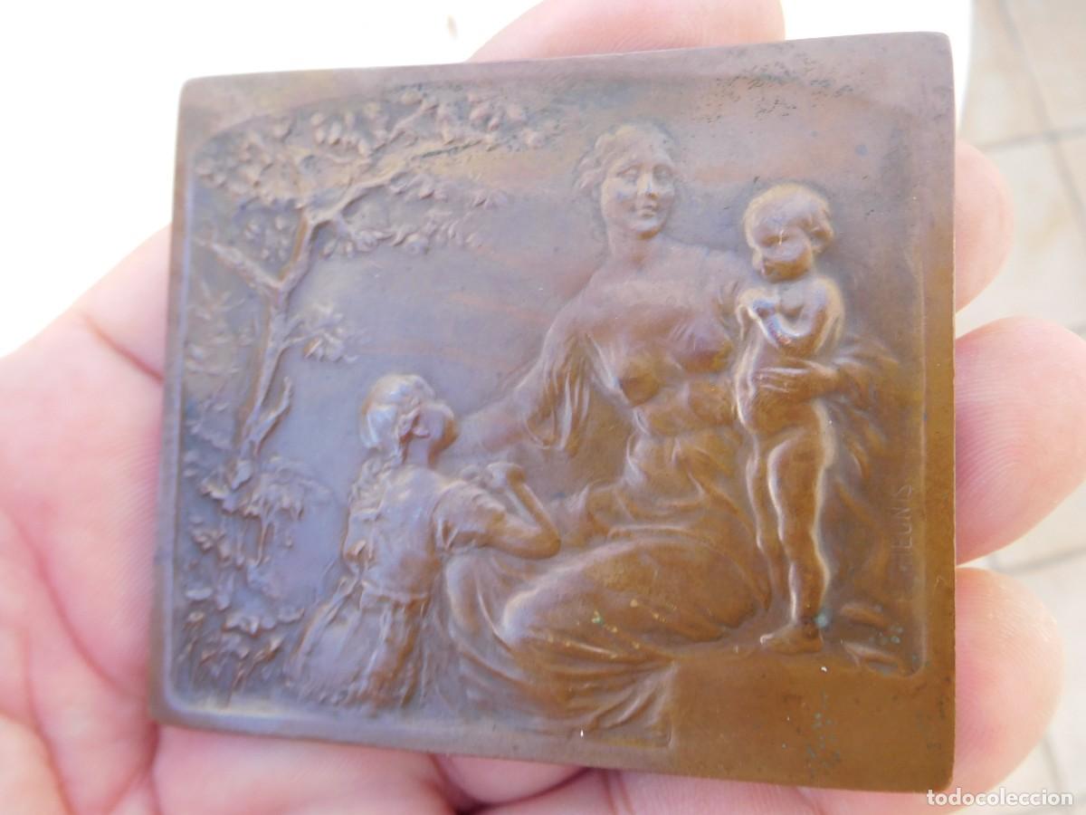 Medaglie tematiche: Medalla de bronce. Obras de la infancia Brabant. P. Theunis
