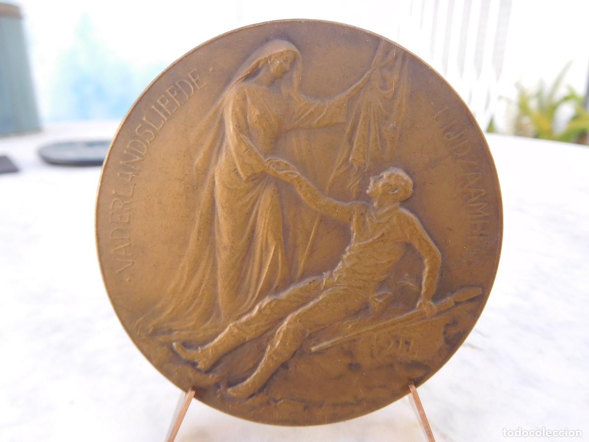 Medallas tem&aacute;ticas: Medalla de bronce. Patriotismo y paciencia 1914. J. Jourdain