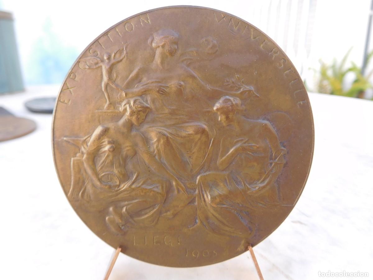 Medallas tem&aacute;ticas: Medalla de bronce. Exposition universelle de Liege 1905. Paul Dubois