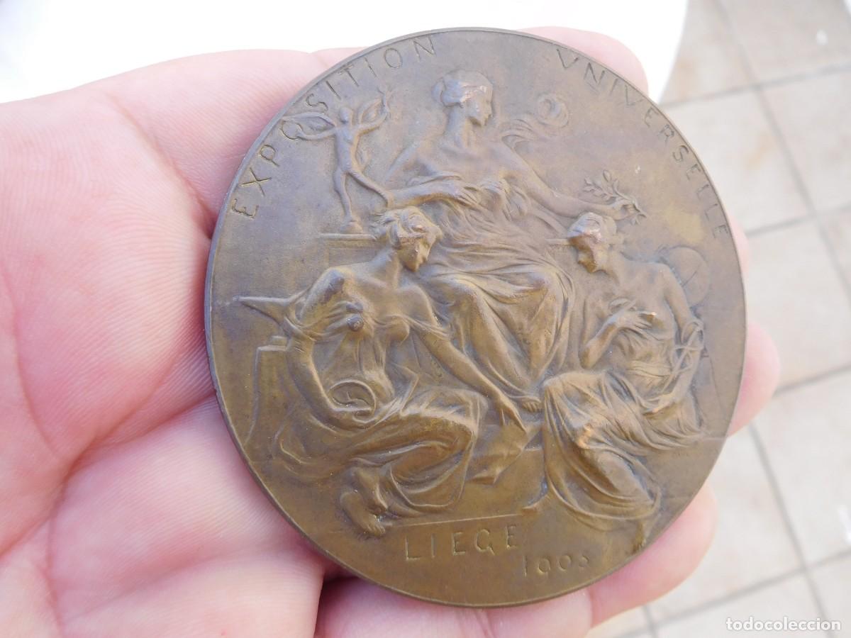 Medallas tem&aacute;ticas: Medalla de bronce. Exposition universelle de Liege 1905. Paul Dubois