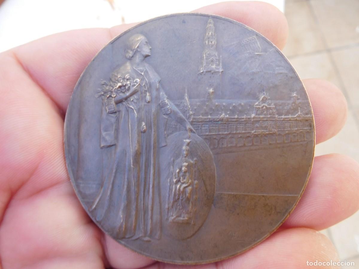 Medallas tem&aacute;ticas: Medalla de bronce. Ayuda de USA a B&eacute;lgica en la WW1. Alphonse Mauquoy