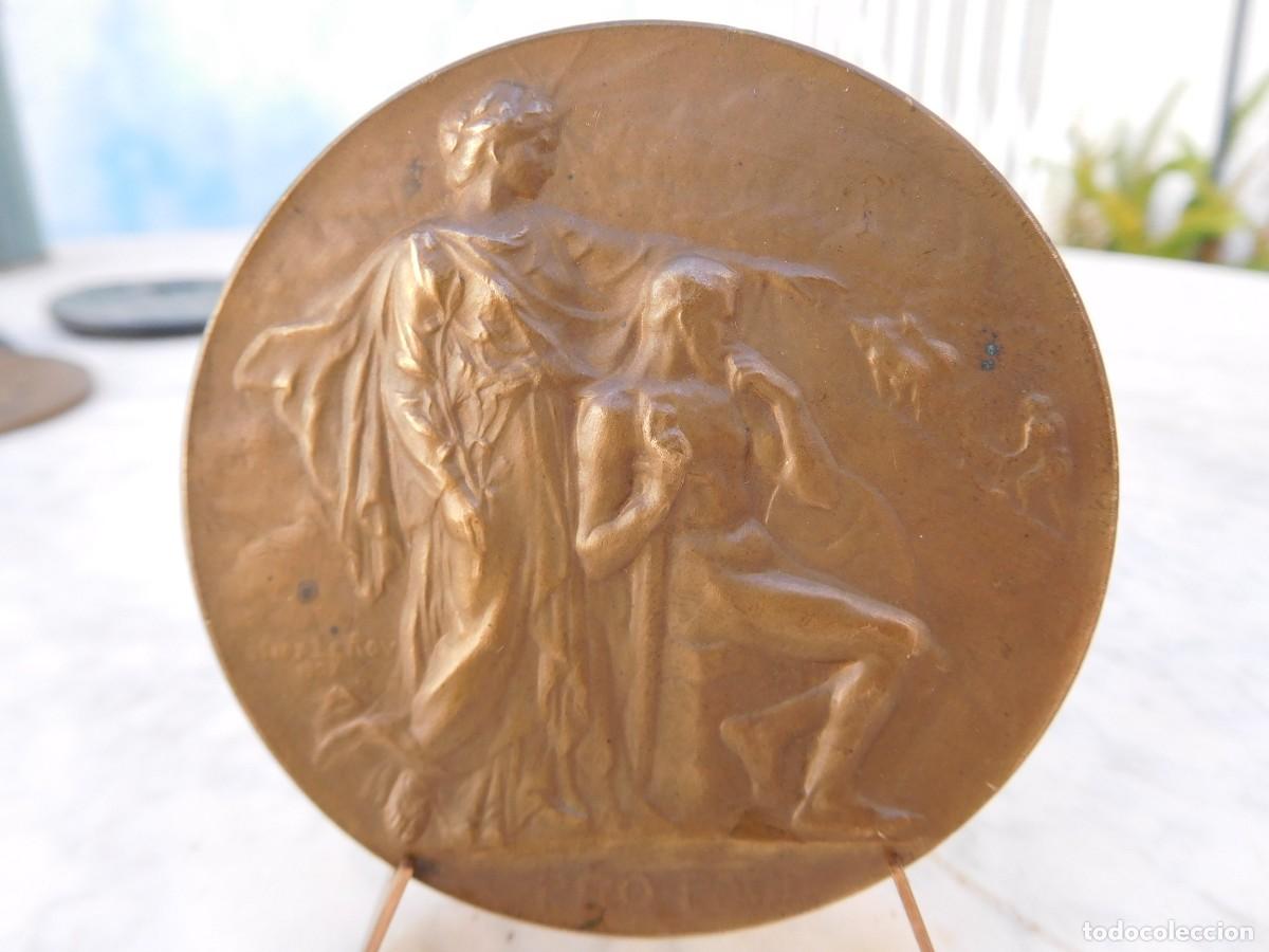 Medallas tem&aacute;ticas: Medalla de bronce. Sociedad Holandesa belga de amigos de la medalla de arte. Hippolythe Leroy