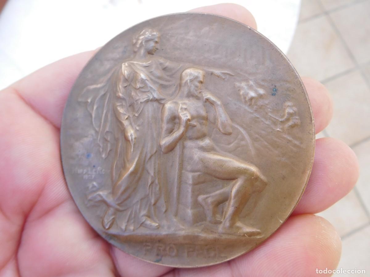 Medallas tem&aacute;ticas: Medalla de bronce. Sociedad Holandesa belga de amigos de la medalla de arte. Hippolythe Leroy