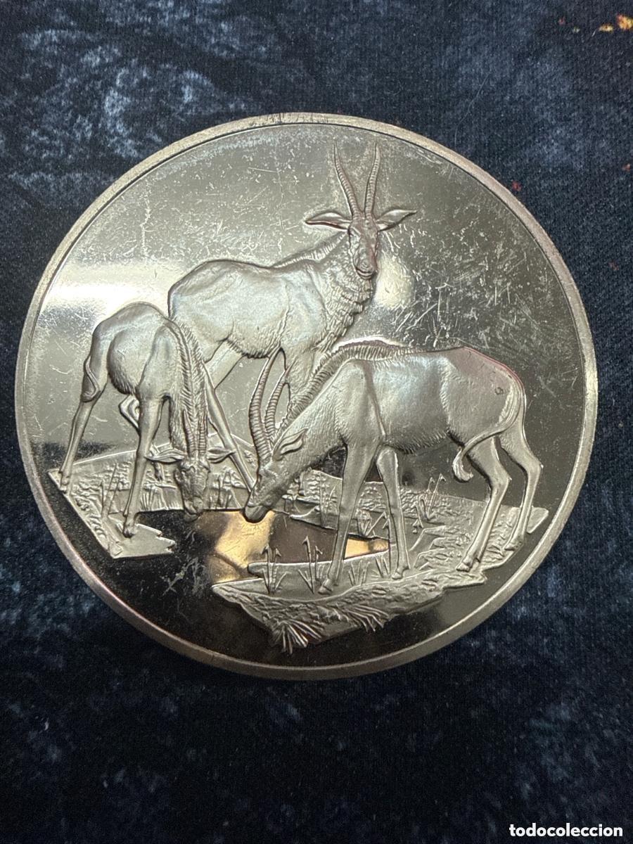 Medallas tem&aacute;ticas: EAST AFRICAN WILD LIFE SOCIETY &middot; ROAN ANTELOPE &middot; SOLID BRONZE &middot; MEDALLA ART&Iacute;STICA AFRICANA