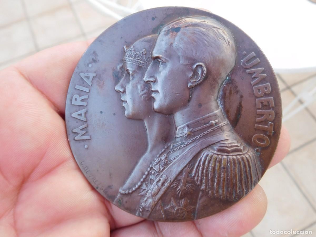 Medallas tem&aacute;ticas: Medalla de bronce. Boda Principe Umberto II de Italia y Princesa Maria jos&eacute; de B&eacute;lgica 1930 Devreese
