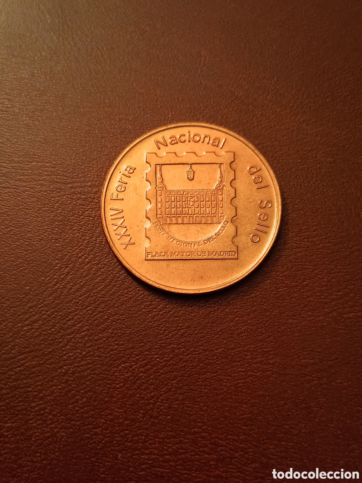 Medallas tem&aacute;ticas: XXXIV FERIA NACIONAL DEL SELLO PLAZA MAYOR MADRID