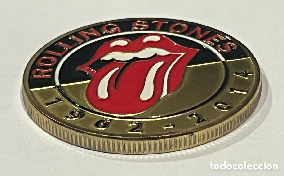Medallas tem&aacute;ticas: MONEDA CONMEMORATIVA DE ROLLING STONES (1962 - 2014) - Foto 3