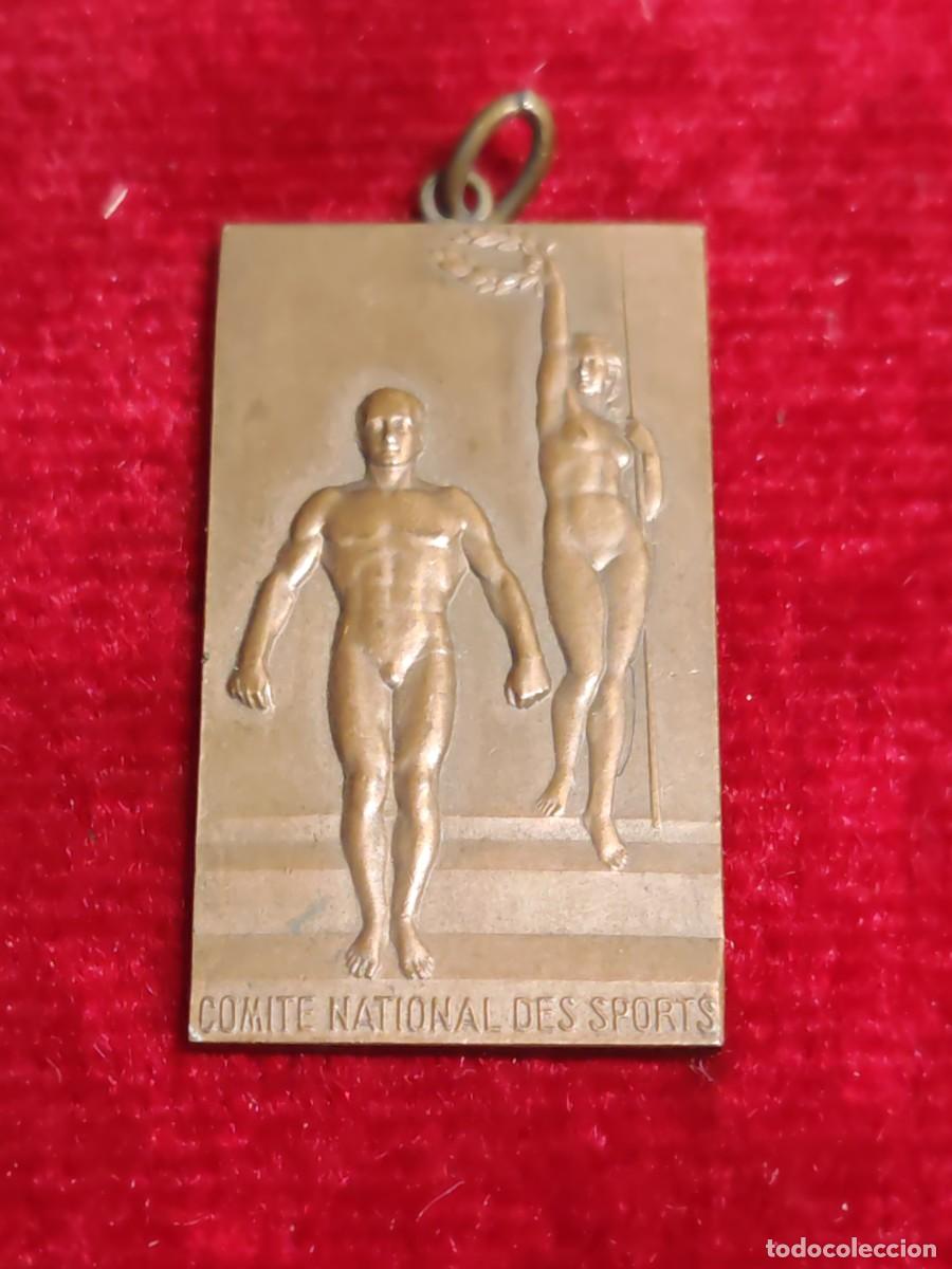 Medallas tem&aacute;ticas: Medalla antigua comit&eacute; nacional deportes francia