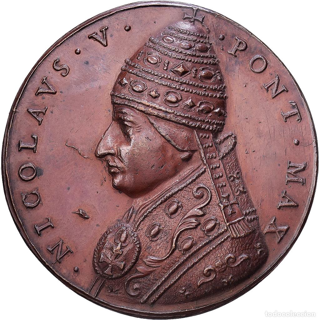 Medallas tem&aacute;ticas: [#1215606] CIUDAD DEL VATICANO, medalla, Niccol&ograve; V, Tommaso Parentucelli di Sarzana