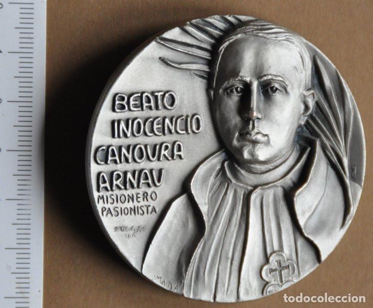 Medallas tem&aacute;ticas: MEDALLA DE LA BEATIFICACI&Oacute;N DE INOCENCIO CANOURA ARNAU POR JUAN PABLO II EL 29 DE ABRIL DE 1990