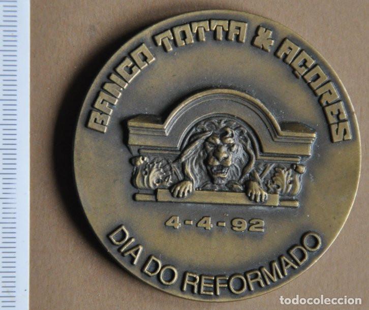 Medallas tem&aacute;ticas: MEDALLA DEL BANCO PORTUGU&Eacute;S DE TOTTA&AZORES - REFORMA DE 1992