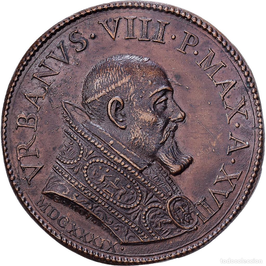 Medallas tem&aacute;ticas: [#1215610] CIUDAD DEL VATICANO, medalla, Le Pape Urbain VIII, 1639, Bronce, Restrike, EBC