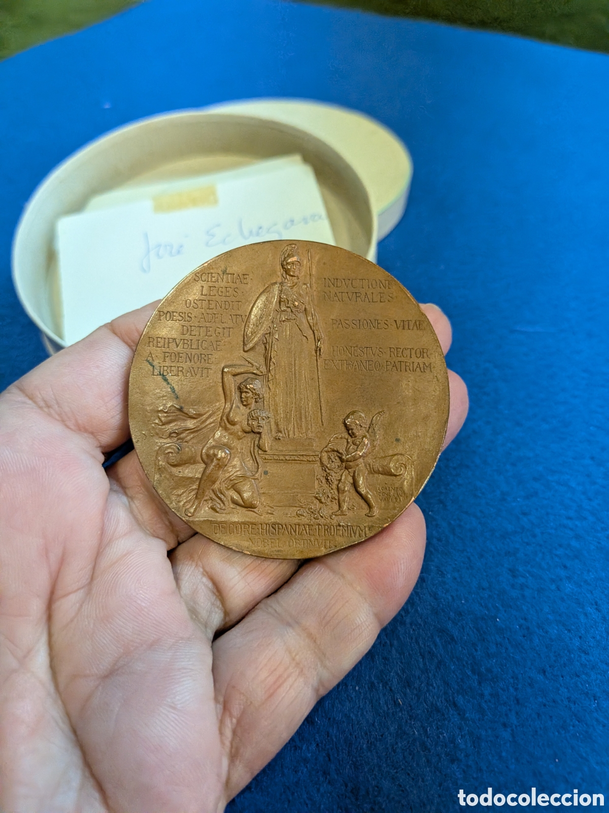 Medallas tem&aacute;ticas: Medalla Jos&egrave; Echegaray. Bronce. REF-468/5 - Foto 3