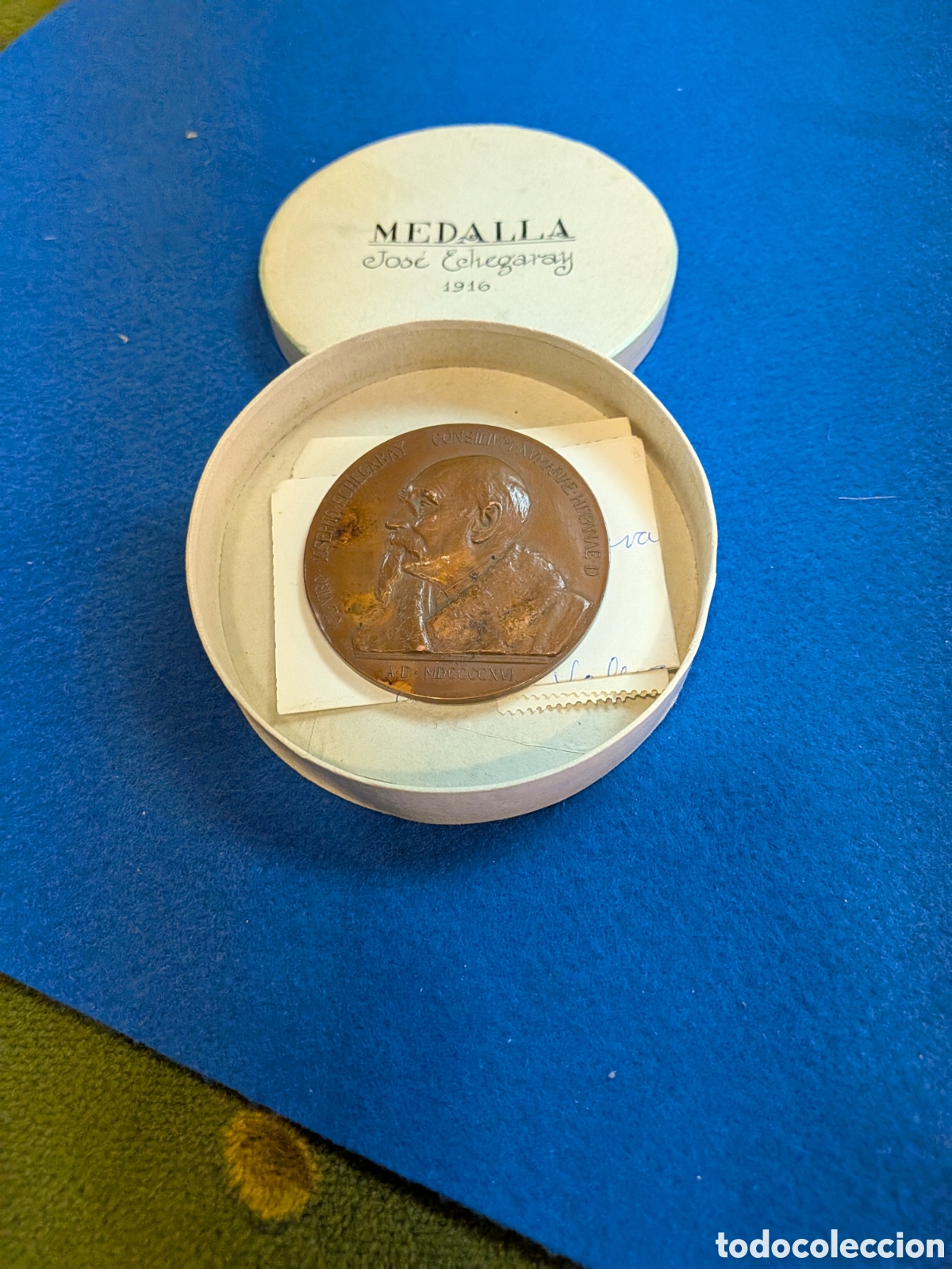 Medallas tem&aacute;ticas: Medalla Jos&egrave; Echegaray. Bronce. REF-468/5
