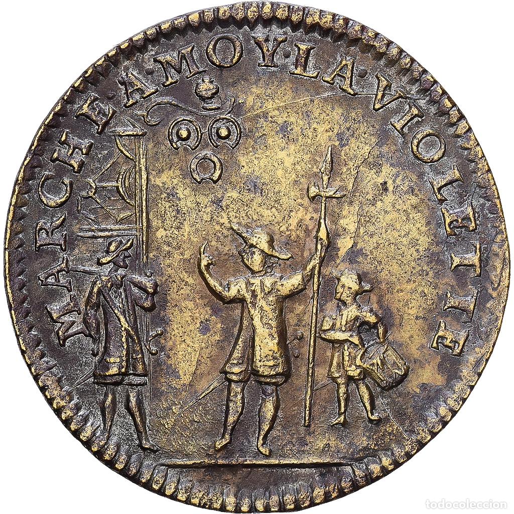 Medallas tem&aacute;ticas: [#1215227] Pa&iacute;ses Bajos, zeton, Jeton de Racoleur, Lat&oacute;n, BC+