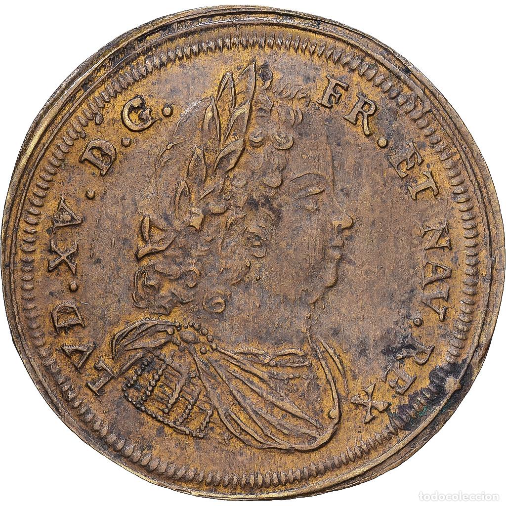 Medallas tem&aacute;ticas: [#1215228] Alemania, zeton, Louis XV, Pfening, Iohann Iacob, Nuremberg, Lat&oacute;n, MBC