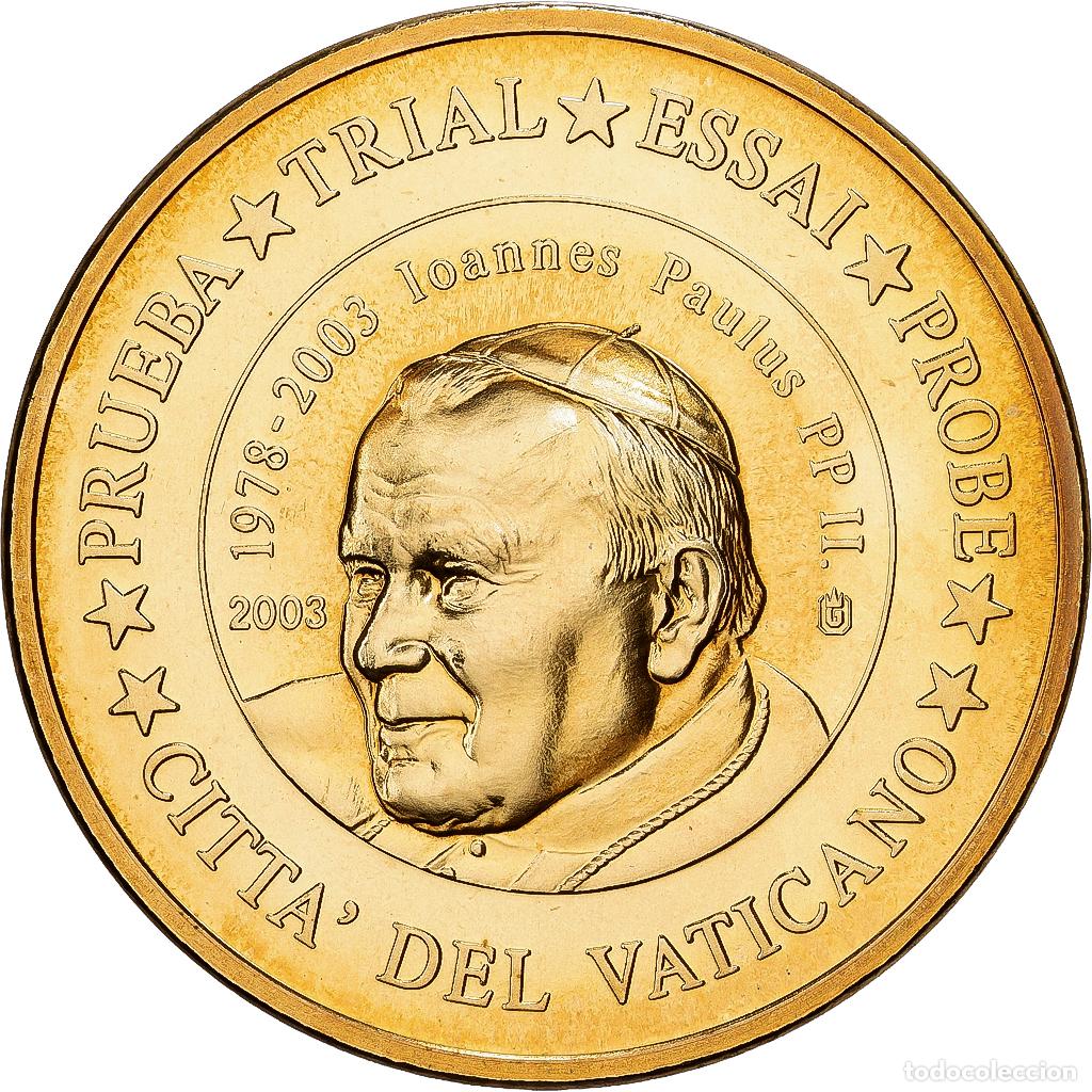Medallas tem&aacute;ticas: [#1215328] CIUDAD DEL VATICANO, medalla, 20 C, Essai-Trial Jean Paul II, 2003, Cobre -