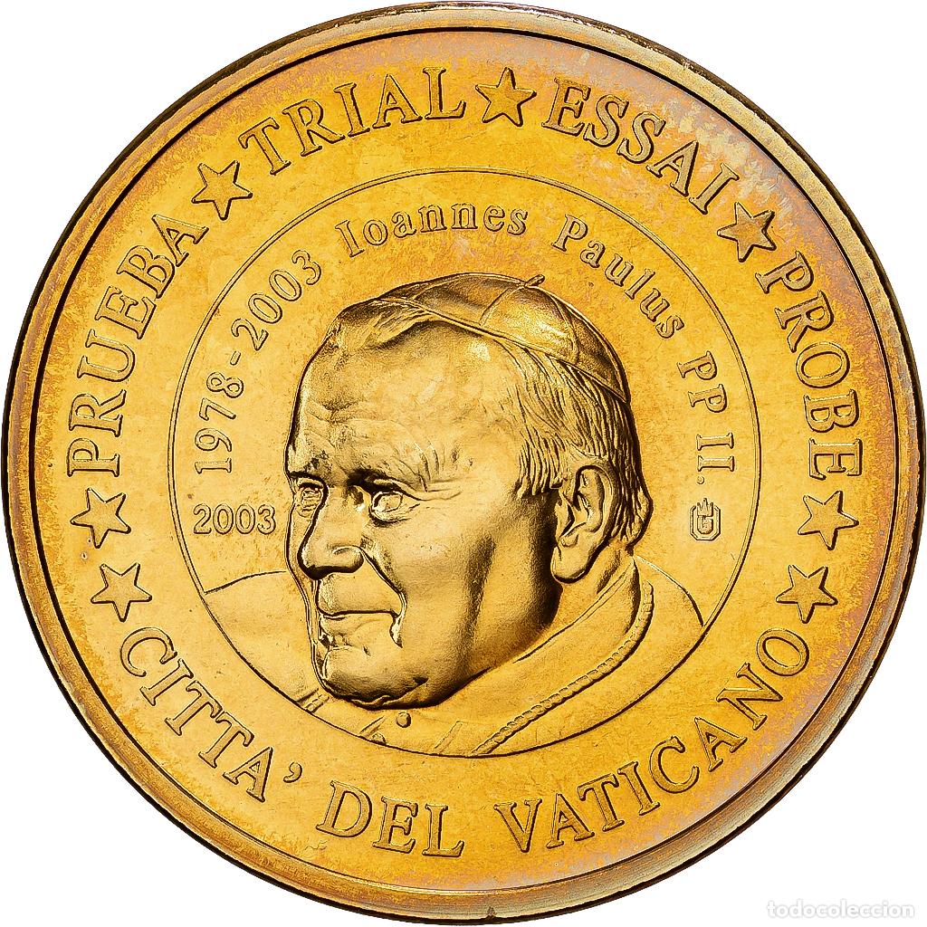 Medallas tem&aacute;ticas: [#1215329] CIUDAD DEL VATICANO, medalla, 10 C, Essai-Trial Jean Paul II, 2003, Cobre -