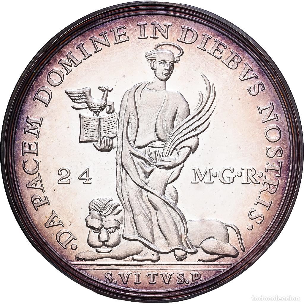 Medallas tem&aacute;ticas: [#1215387] Alemania, medalla, Restrike, 24 Mariengroschen, Abbey of Corvey, 1986, Plata
