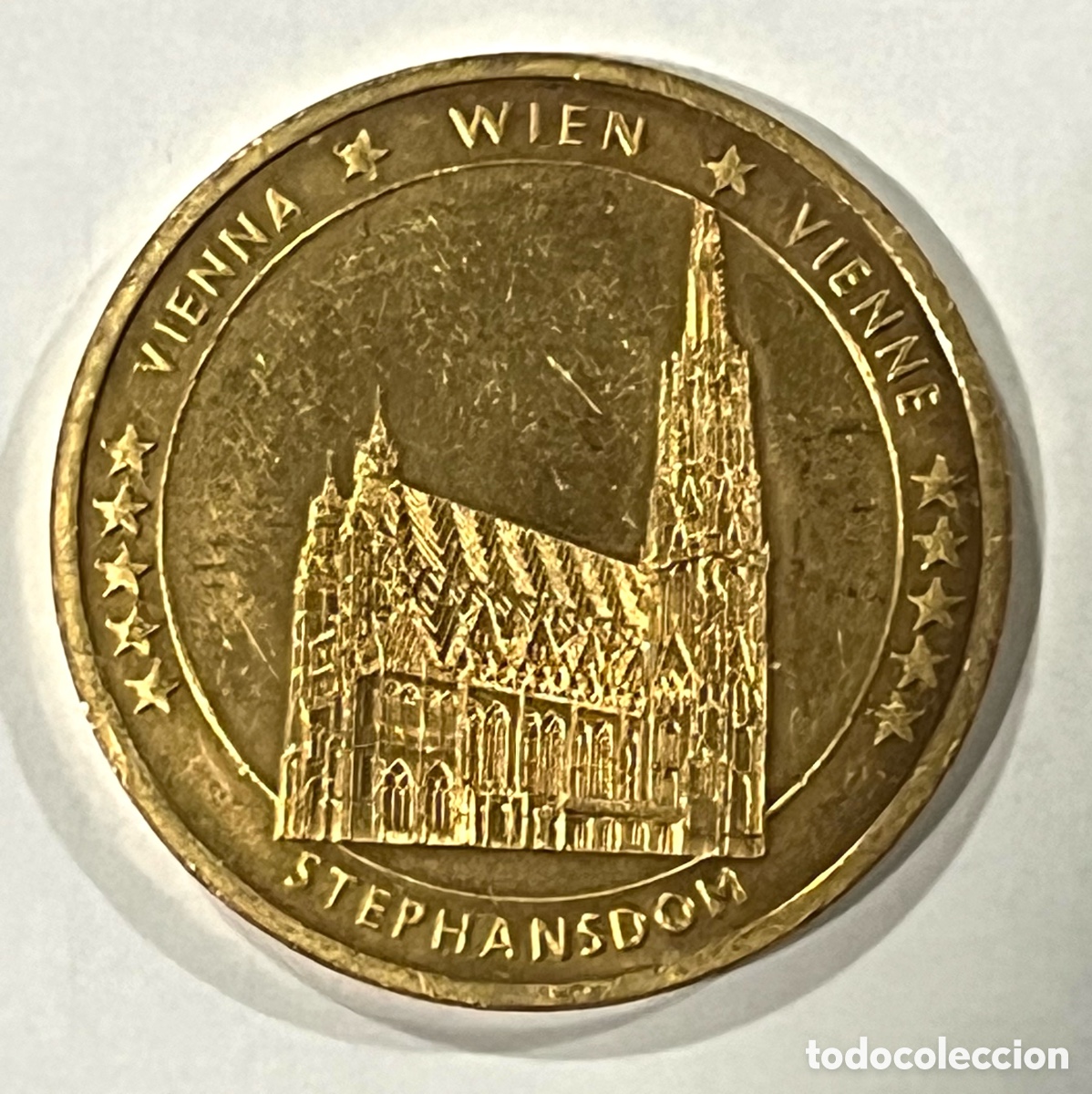Medallas tem&aacute;ticas: MEDALLA O TOKEN, VIENA - CATEDRAL - LAT&Oacute;N