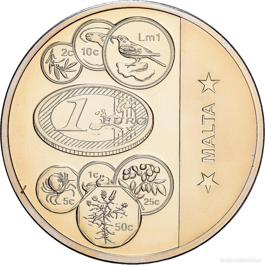 Medallas tem&aacute;ticas: [#1215694] Malta, medalla, L'Europe, Malte, Cobre - n&iacute;quel, SC+