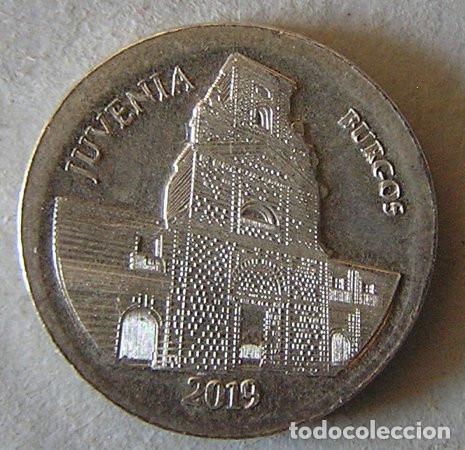 Medallas tem&aacute;ticas: MEDALLA DE PLATA ACU&Ntilde;ADA A MARTILLO - JUVENIA 2019 (BURGOS) - FNMT