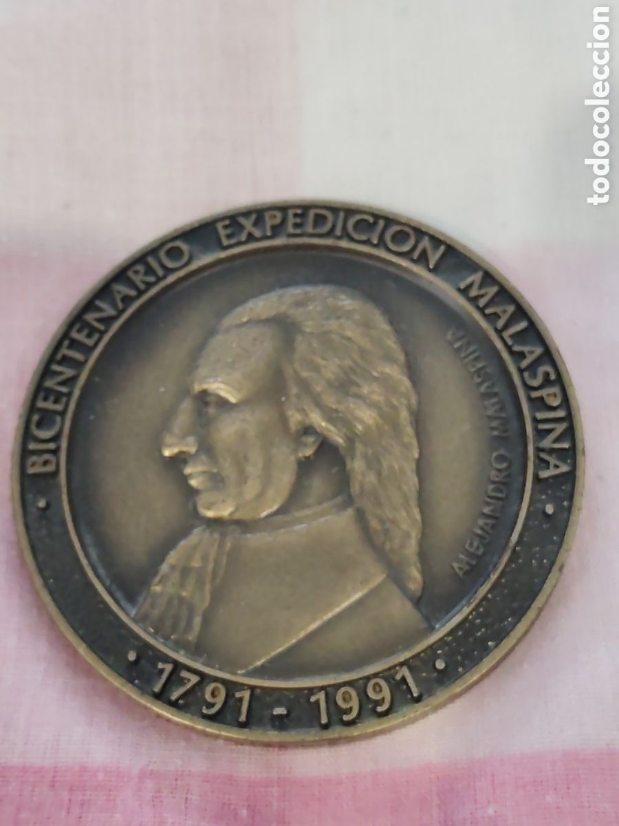 Medallas tem&aacute;ticas: Bicentenario expedici&oacute;n Malaspina 1791-1991