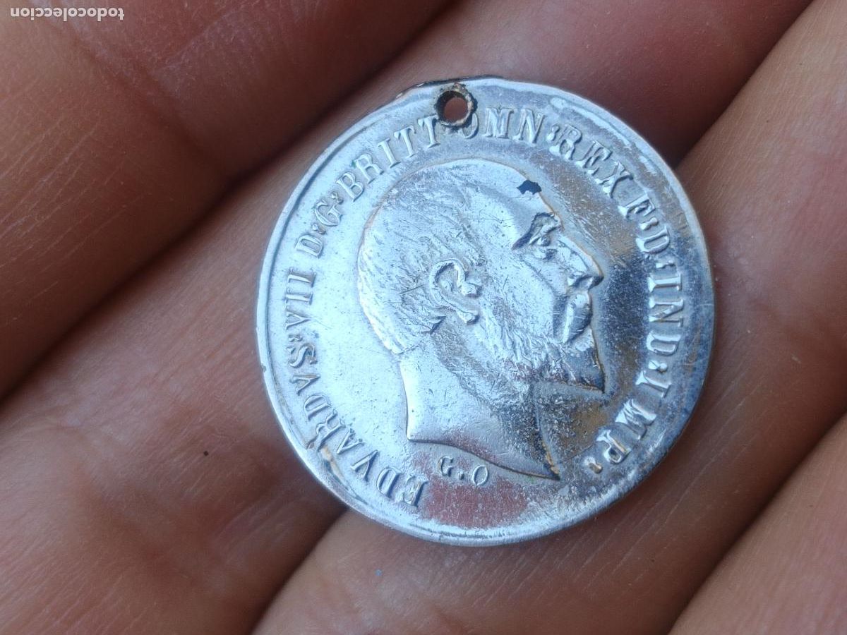 Medallas tem&aacute;ticas: Jet&oacute;n Eduardo VIII de Inglaterra 1907