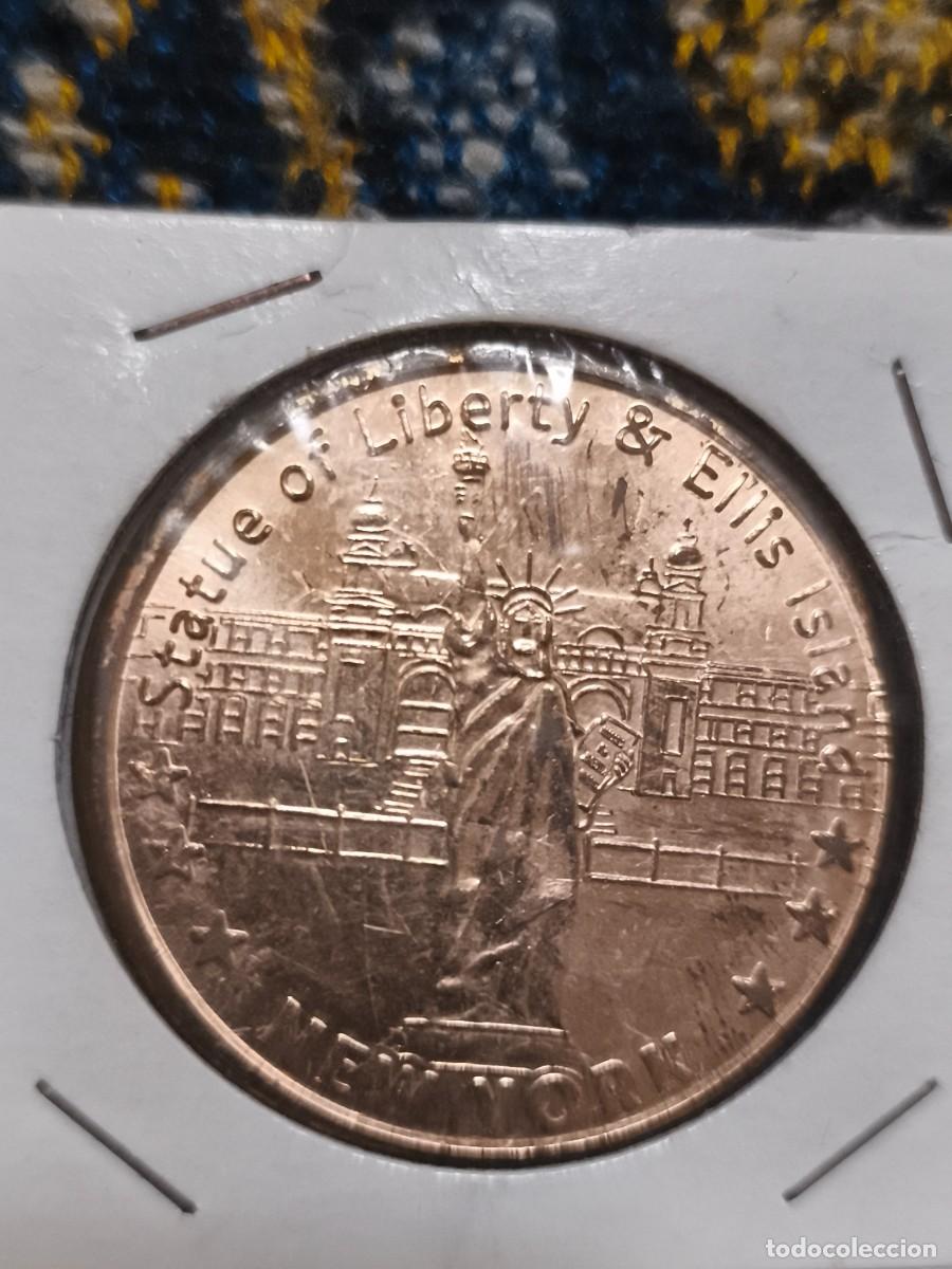 Medallas tem&aacute;ticas: Moneda conmemorativa de estatua de la libertad