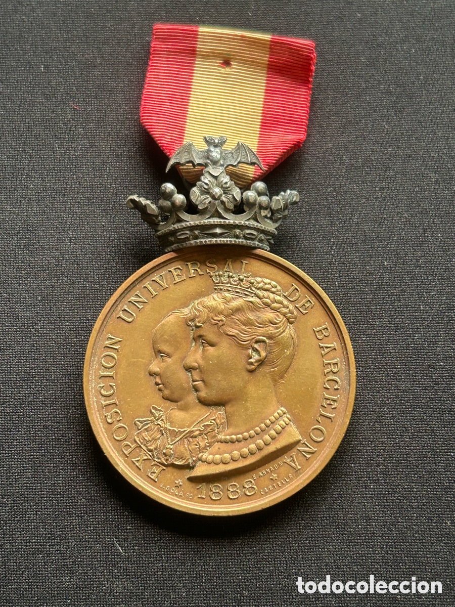 Medallas tem&aacute;ticas: Medalla exposici&oacute;n universal Barcelona 1888
