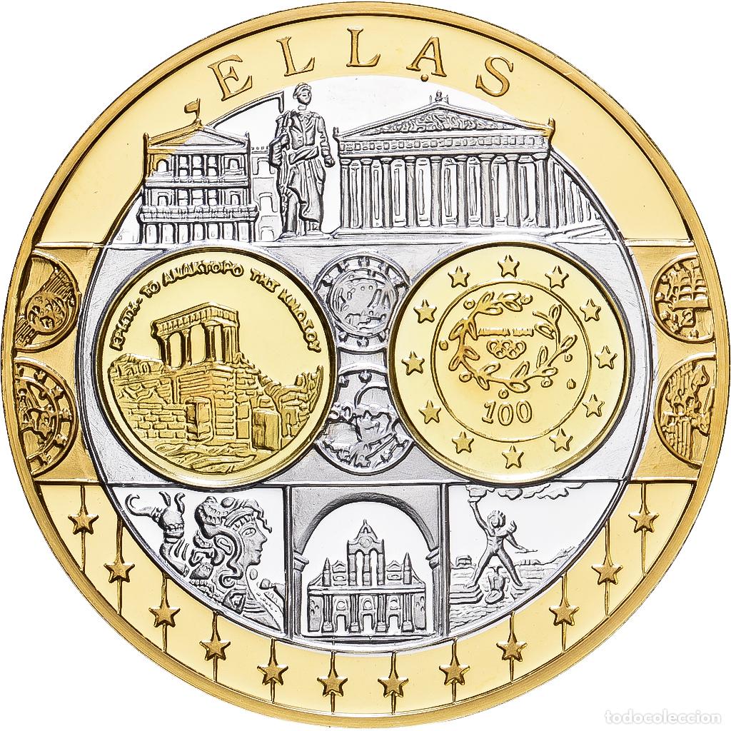 Medallas tem&aacute;ticas: [#1216419] Grecia, medalla, Europa, Plata, FDC